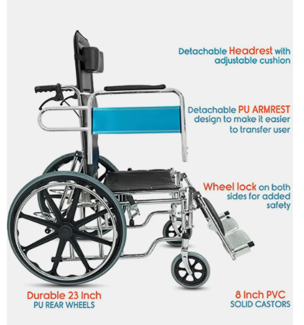 Reclining Deluxe Wheel chair